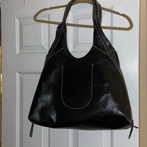 HOBO Wander Black Two Handled Shoulder Purse